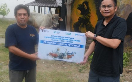 Menebar Manfaat dan Keberkahan Idul Adha 1447 H, Pelindo TPK Pantoloan Salurkan Bantuan Hewan Qurban Melalui Program TJSL