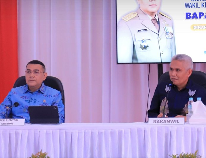 50% Bidang Tanah di Sulteng Sudah Bersertipikat, Wamen Ossy: Ini Menunjukkan Sulteng Terus Bertumbuh