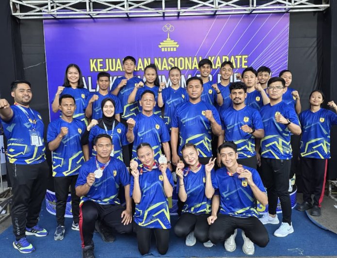 Penuhi Target, Karate Sulteng Kantongi Lima Medali di Ajang Nasional
