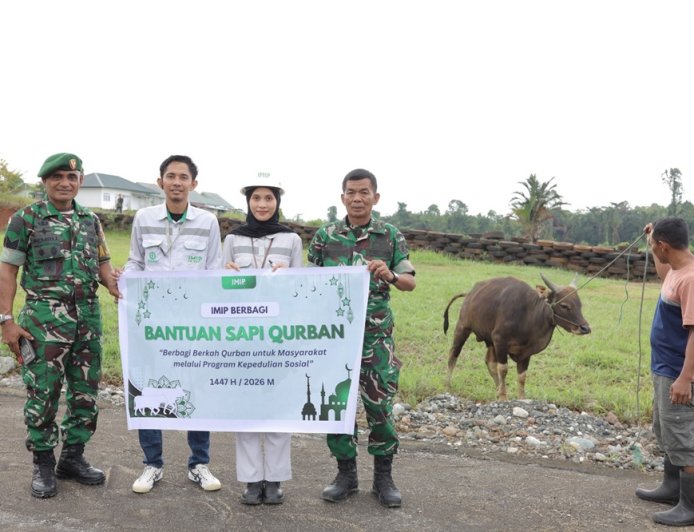 Jelang Idul Adha 1447 H, IMIP Salurkan Puluhan Hewan Kurban