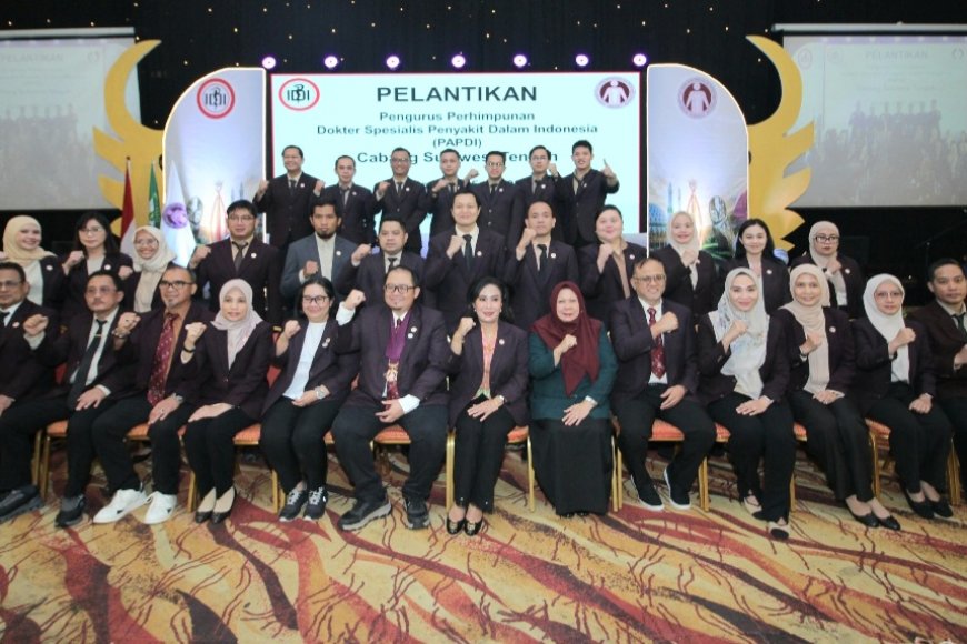 Pelantikan Pengurus PAPDI Cabang Sulteng Dirangkaikan Simposium Ilmiah Nasional