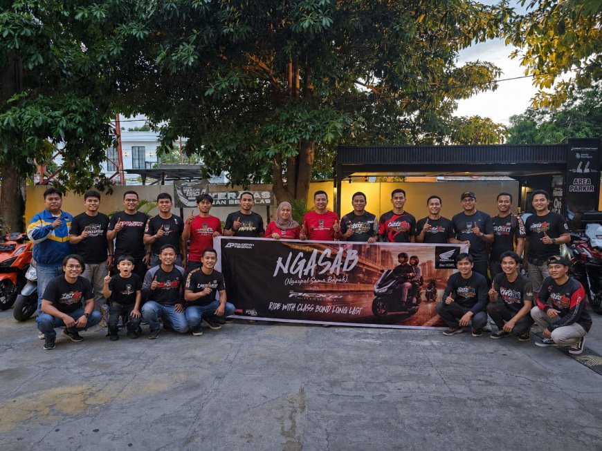 Honda Sulteng Gelar NGASAB Bersama Pengguna Honda PCX 160