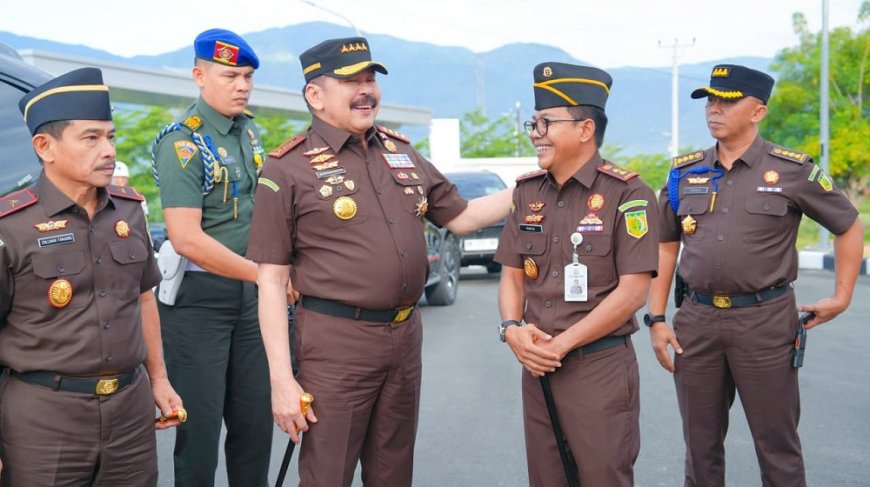 Kunjungan Kerja ke Kejari Sigi, Jaksa Agung Ingatkan Pentingnya Penegakan Hukum Berintegritas dan Profesional