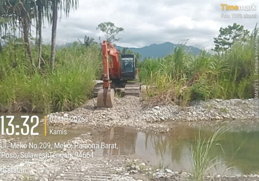 Penambangan Galian C Ilegal di Tepi Sungai Meko Terorganisir