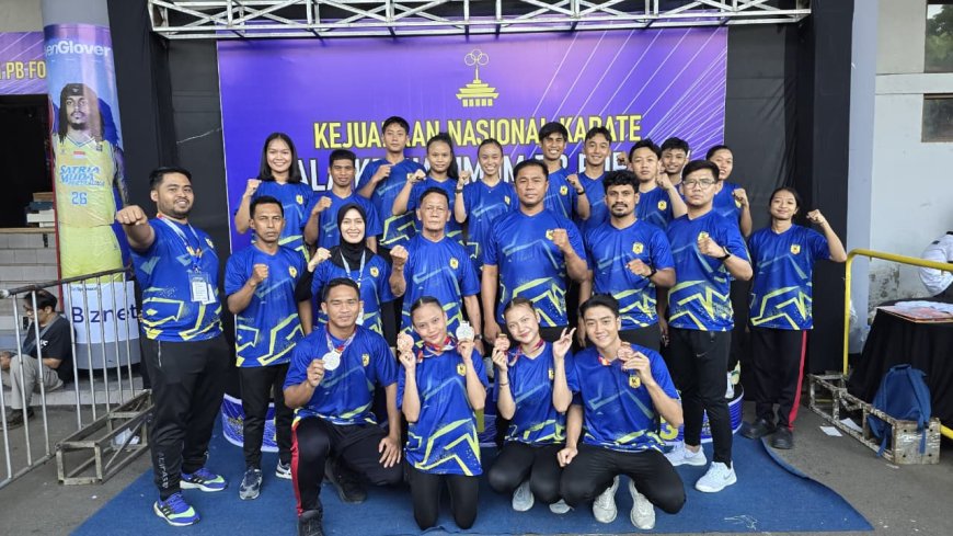 Penuhi Target, Karate Sulteng Kantongi Lima Medali di Ajang Nasional