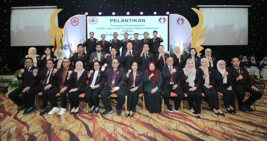 Pelantikan Pengurus PAPDI Cabang Sulteng Dirangkaikan Simposium Ilmiah Nasional