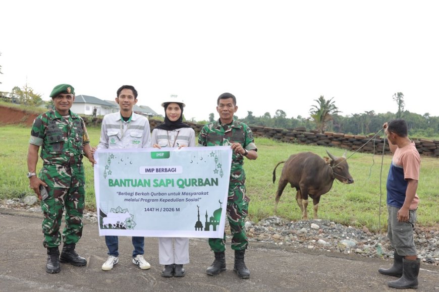 Jelang Idul Adha 1447 H, IMIP Salurkan Puluhan Hewan Kurban