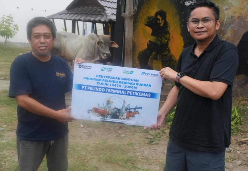 Menebar Manfaat dan Keberkahan Idul Adha 1447 H, Pelindo TPK Pantoloan Salurkan Bantuan Hewan Qurban Melalui Program TJSL