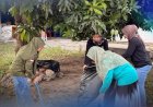 Kantah Kota Palu Bersih-bersih Lingkungan Kantor