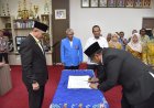 Lantik PAW Wakil Dekan, Berikut Pesan Rektor Untad
