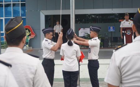 Imigrasi Palu Gelar Upacara Peringatan Hari Lahir Pancasila
