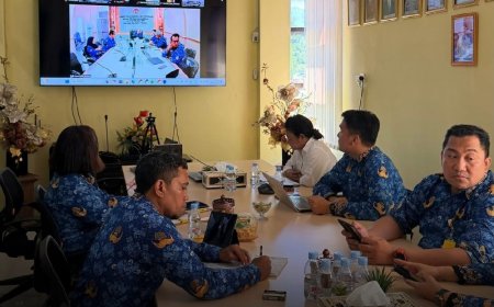 Kantah Kota Palu Ikut Monev di Kanwil BPN Sulteng