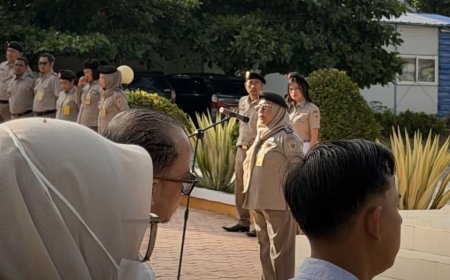 Pertanahan Kota Palu Gelar Apel Pagi Untuk Memperkuat Semangat Kerja