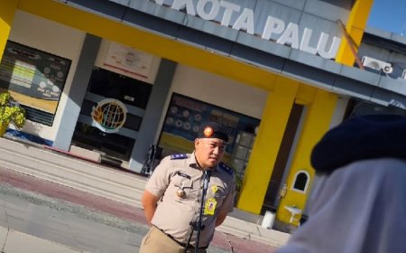Apel Pagi di Kantah Kota Palu, Pimpinan Ingatkan Disiplin Kerja