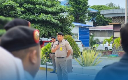 Apel Pagi Kantor Pertanahan Kota Palu: Penguatan Disiplin, Pelayanan dan Penyelesaian Tunggakan PDDM