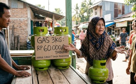 Gas 3 Kg di Poso Diecer Rp60 Per Tabung