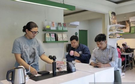 Kedai Kopi Tumbuh Pesat di Sekitar Kawasan IMIP di Bahodopi