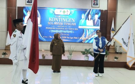 Lepas Kontingen Pesparawi Sulteng, Wagub: Pasti Juara