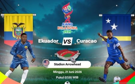 Minggu Pagi, Ekuador vs Curacao: Berebut Poin Pertama di Grup E