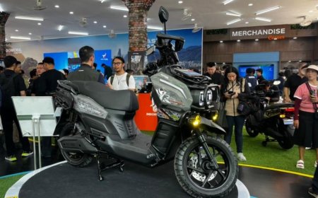 Indomobil eMotor Luncurkan Motor listrik Tyranno X di Jakarta Fair