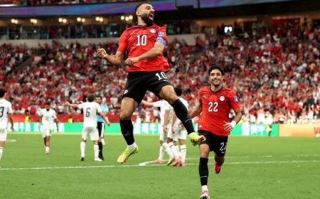 Salah Senang Antar Mesir Menang Untuk Pertama Kalinya