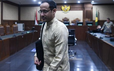 Nadiem Makarim Bacakan Sendiri Pembelaan Terakhir Sebelum Sidang Putusan