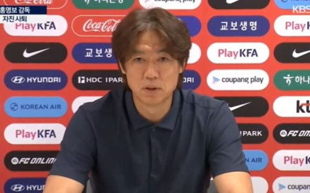 Hong Myung-bo Mundur Usai Gagal Bawa Timnas Korea Selatan ke 32 Besar