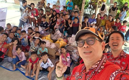 PSMTI Sulteng Bantu Alat Belajar Untuk 100 Murid SD 2 Kamarora B