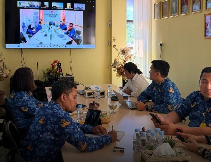 Kantah Kota Palu Ikut Monev di Kanwil BPN Sulteng