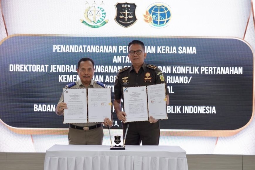 Kementerian ATR/BPN dan Kejaksaan Agung Perkuat Pengamanan Aset untuk Pulihkan Hak Korban dan Kerugian Negara