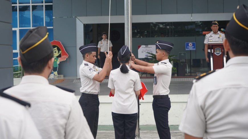 Imigrasi Palu Gelar Upacara Peringatan Hari Lahir Pancasila