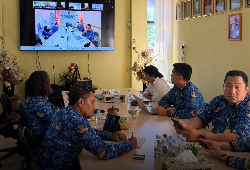 Kantah Kota Palu Ikut Monev di Kanwil BPN Sulteng