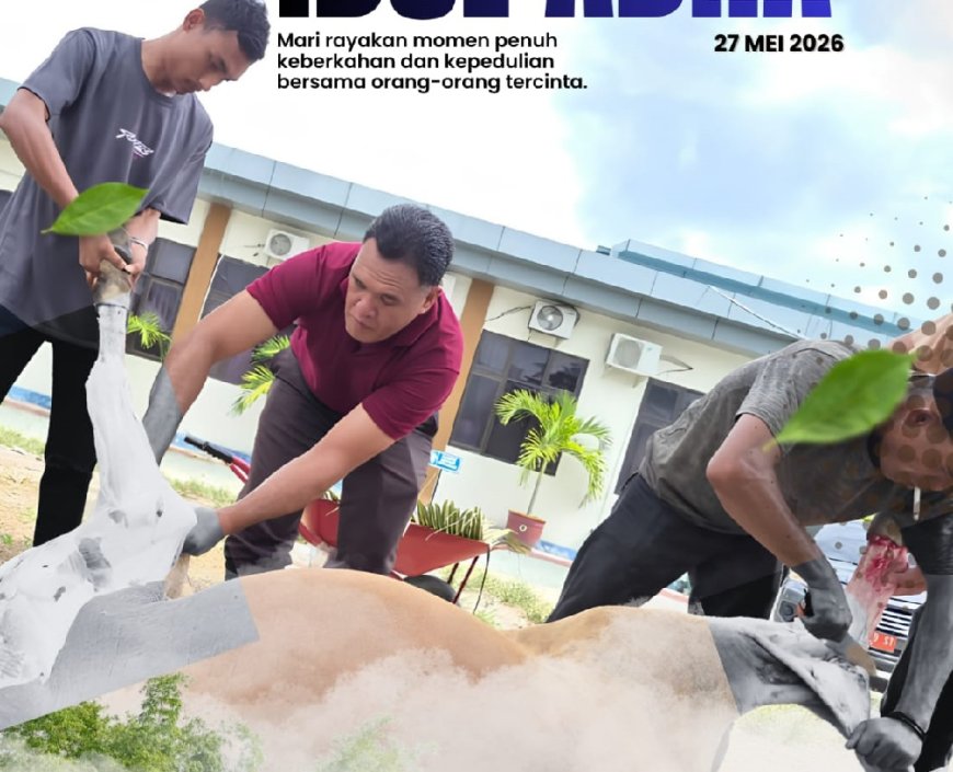 Kantah Kota Palu Laksanakan Penyembelihan dan Pembagian Daging Kurban