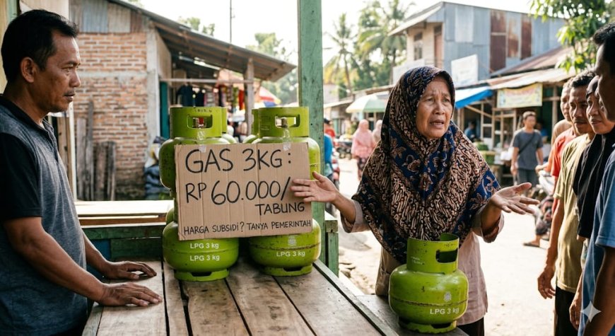Gas 3 Kg di Poso Diecer Rp60 Per Tabung