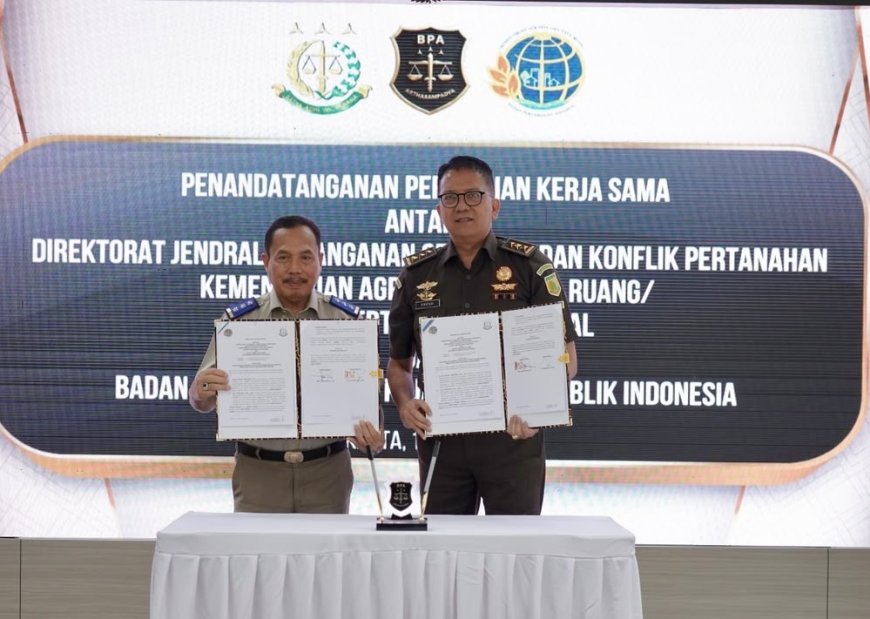Kementerian ATR/BPN dan Kejaksaan Agung Perkuat Pengamanan Aset untuk Pulihkan Hak Korban dan Kerugian Negara
