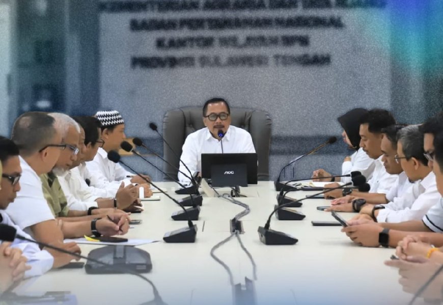 Kantor Pertanahan Kota Palu Hadiri Rapat Koordinasi Perdana Jajaran Kantah se-Sulawesi Tengah