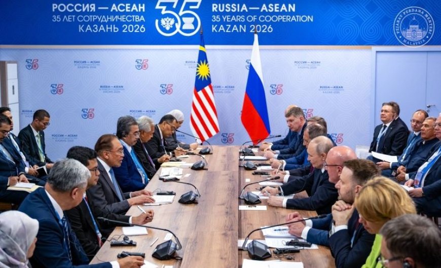 Anwar Ibrahim, Putin Bahas Minyak Hingga Penggunaan Mata Uang Lokal