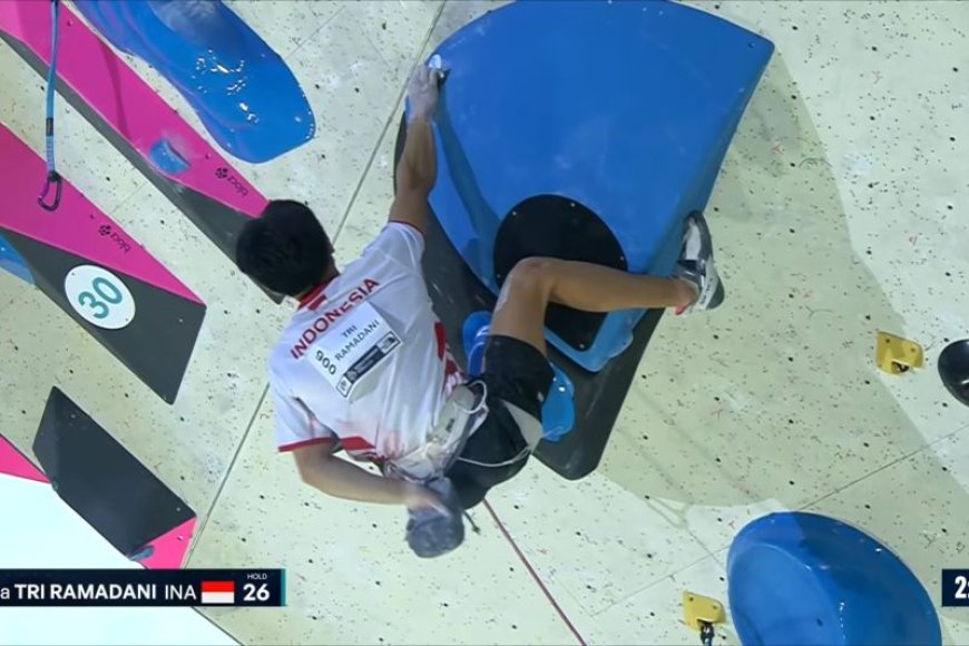 Putra Tri Ramadani Finis Posisi Empat di World Climbing Seri Innsbruck