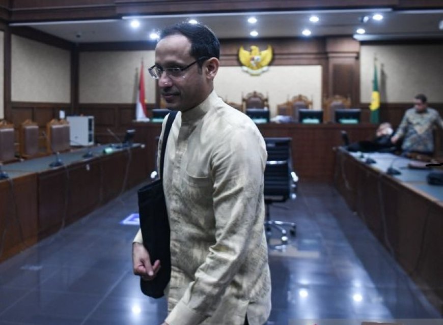 Nadiem Makarim Bacakan Sendiri Pembelaan Terakhir Sebelum Sidang Putusan