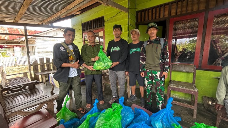 Komunitas Jurnalis TAMEME Salurkan Bantuan untuk Korban Gempa