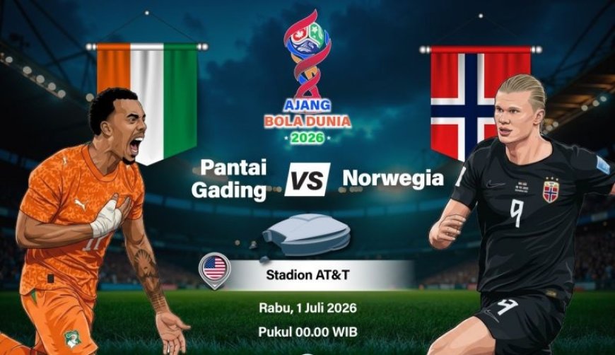 Norwegia vs Pantai Gading: Haaland Faktor Tumbang Tidaknya Si Gajah