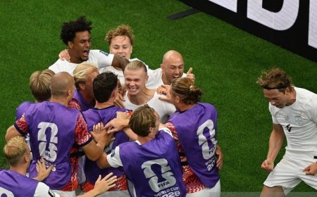 Haaland Ingin Norwegia Nikmati Setiap Momen Setelah Lolos ke 16 Besar