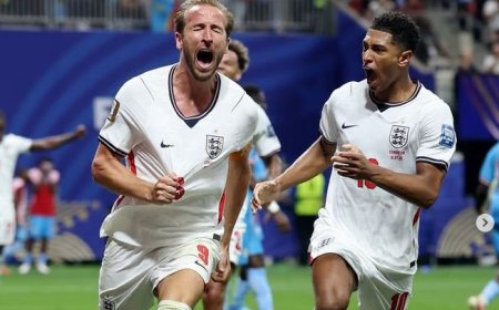 Harry Kane Cetak Brace, Inggris Menang Dramatis 2-1 Atas Kongo