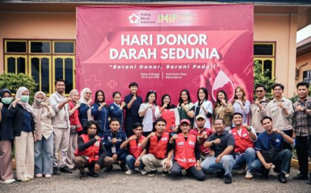 Gelaran Donor Darah PT IMIP Berhasil Kumpulkan 136 Kantong Darah