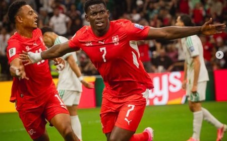 Swiss Ke 16 Besar Usai Singkirkan Aljazair 2-0