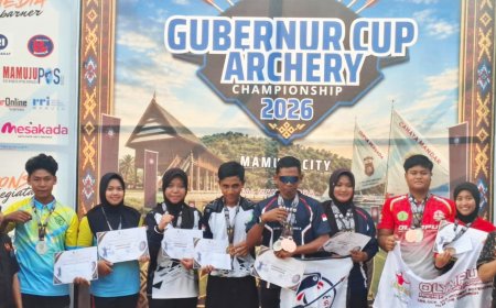 PERPANI Kota Palu Borong Medali di Gubernur Cup Sulbar Archery