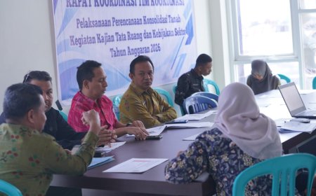 Pemkot dan ATR/BPN Palu Bahas Penataan Kawasan