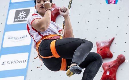 Desak Made Sabet Emas World Climbing Series Krakow 2026