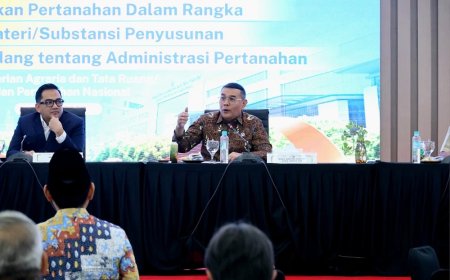 FGD Bersama Komisi II DPR RI, Wamen Ossy: RUU Administrasi Pertanahan untuk Wujudkan Sistem Pertanahan yang Lebih Baik