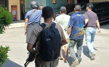 Satgas ODC Tangkap Lima Orang Pelaku Peredaran Senpi KKB Yalimo